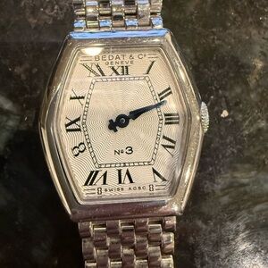 Vintage Bedat & Co Stainless Steel.